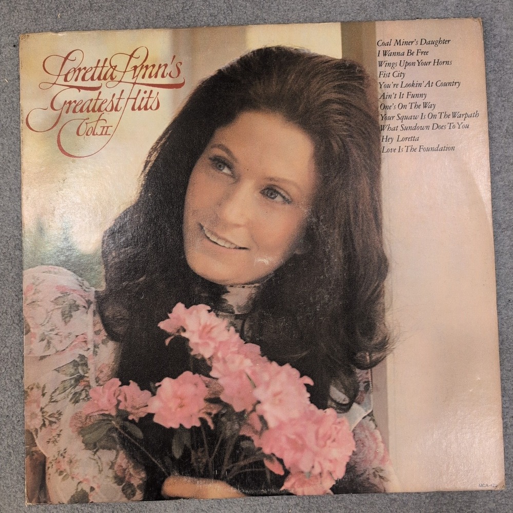 Loretta Lynn Greatest Hits Vol II Vinyl LP MCA-420 Country Music Record - Picture 1 of 2